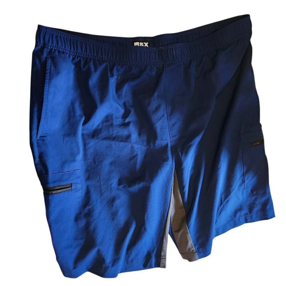 MSX By Michael Strahan  Athletic Shorts With Drawstring Waistband Size XXL